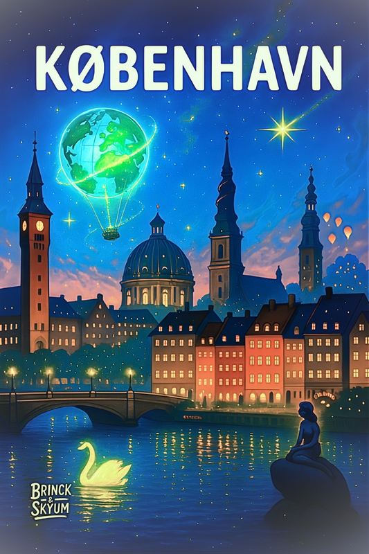KØBENHAVN | Børneplakat med hygge og eventyr